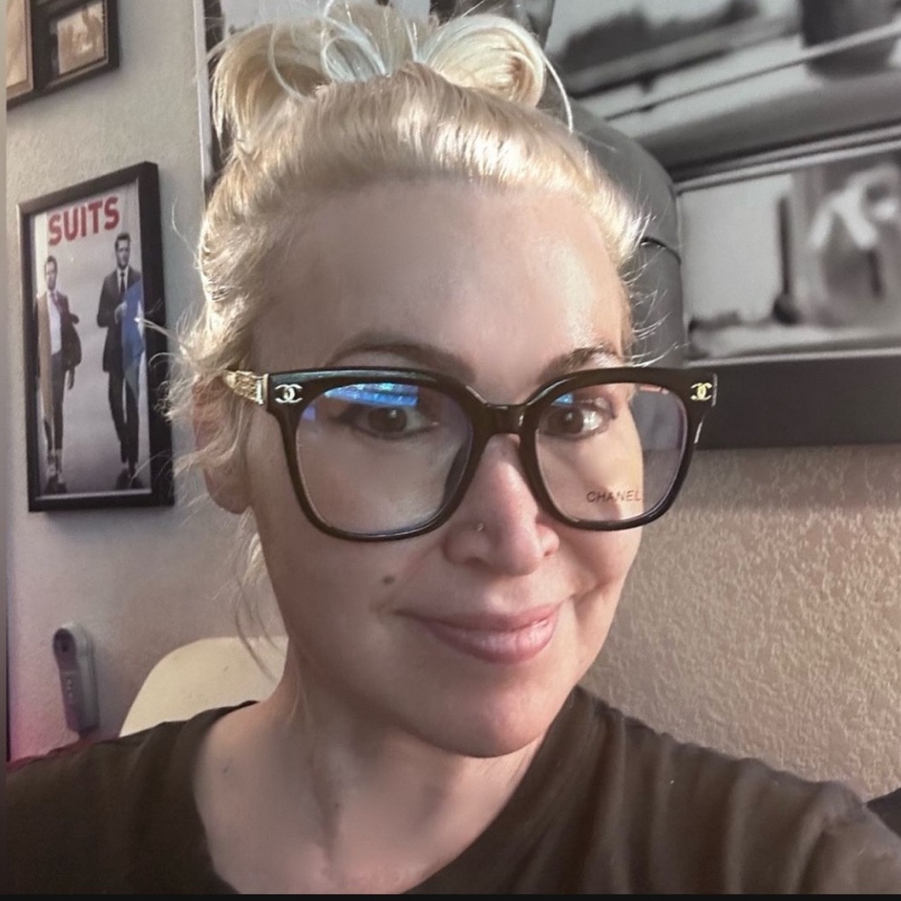Authentic Chanel Clear Blue Light Glasses - Picture 11 of 12